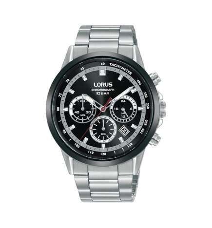 Orologio Uomo Lorus RT397JX9 Nero Argentato