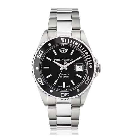 Montre Homme Philip Watch R8223597026 Noir Argenté