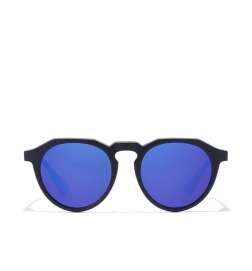 Occhiali da sole polarizzati Hawkers Warwick Raw Nero Azzurro (Ø 51,9 mm)