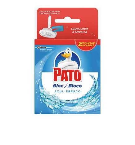 Deodorante per toilette Pato Agua Azul 2 x 40 g Disinfettante Blocco