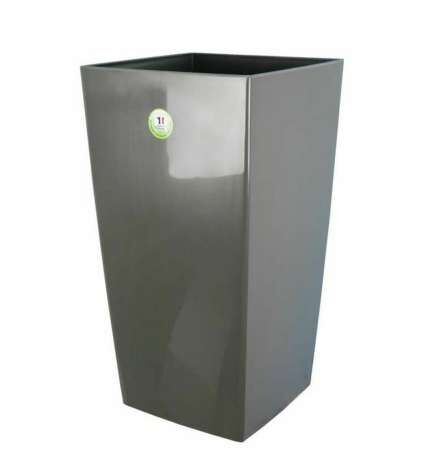 Vaso Riviera Nuance Grigio 38 x 38 x 69 cm 67 L Quadrato Plastica