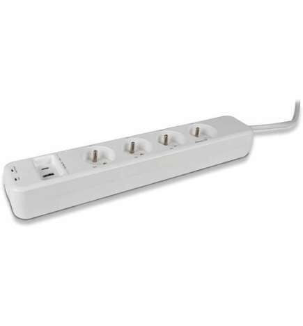 Multipresa con 4 Prese senza Interruttore SCS SENTINEL SmartPlug 240 V