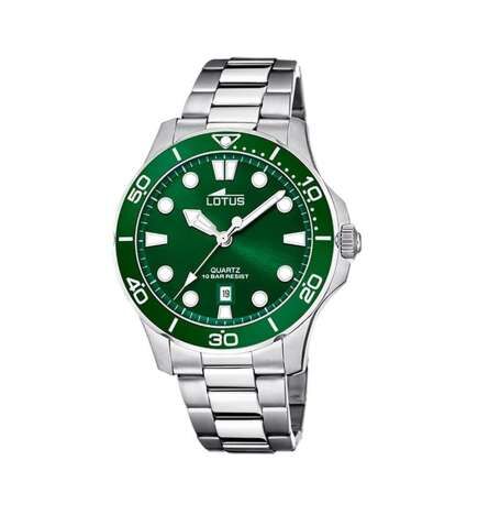 Orologio Uomo Lotus 18759/2 Verde Argentato