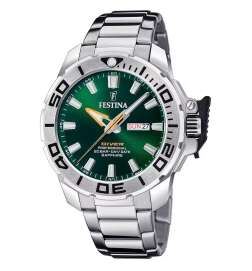 Orologio Uomo Festina F20665/2 Verde Argentato