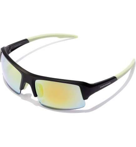 Occhiali da sole Unisex Hawkers Bat Giallo Nero Ø 45 mm