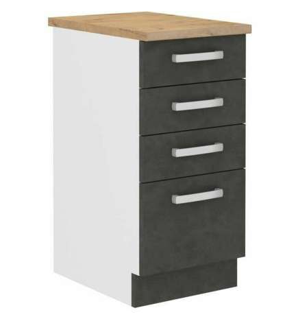 Mobile Aggiuntivo 60 x 40 x 80,4 cm Grigio