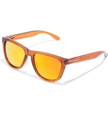 Occhiali da sole Unisex Hawkers One Raw Rosa Trasparente Ø 55,7 mm Polarizzate