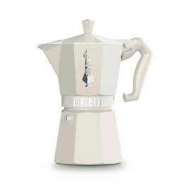 Caffettiera Italiana Bialetti MOKA EXCLUSIVE CREAM 6T Crema 6 Tazze (Ricondizionati C)