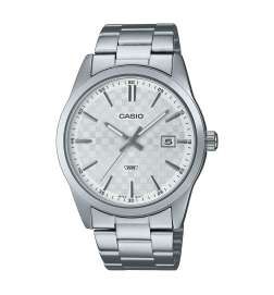 Men's Watch Casio DATE CARBON LOOK DIAL -SILVER (Ø 41 mm)