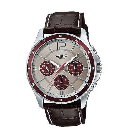 Orologio Uomo Casio ENTICER GENT Grigio (Ø 35 mm) (Ø 43,5 mm)