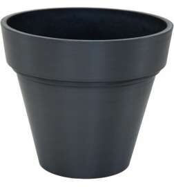 Vaso Mega Collections Ecostone Planter Nero noir Plastica Riciclato 35 cm 38 x 38 x 68 cm 35 x 30 cm