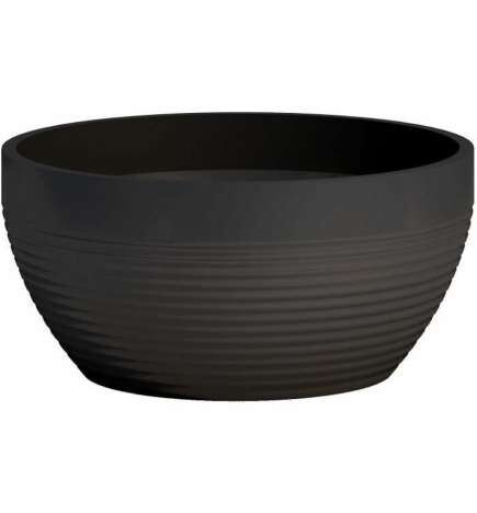 Vaso Garden ID Nero 35 x 16 cm