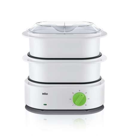 Vaporiera Braun FS 3000 850 W Bianco/Verde Bianco Policarbonato 850 W