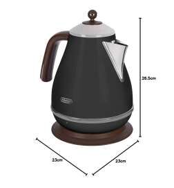 Kettle DeLonghi KBOV 2001.BK 2000 W 1,7 L Black Stainless steel