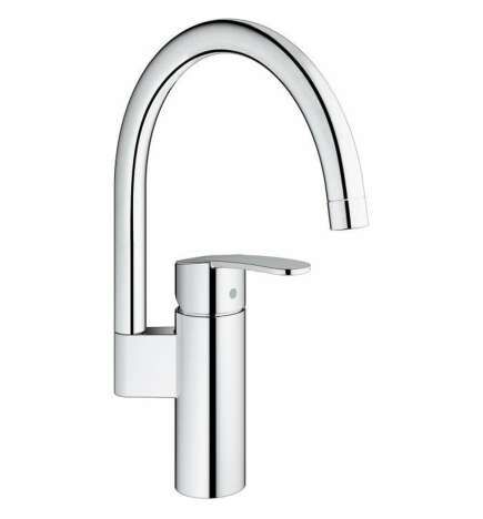 Kitchen Tap Grohe Wave Cosmopolitan - 32449001 Forma a C Metallo