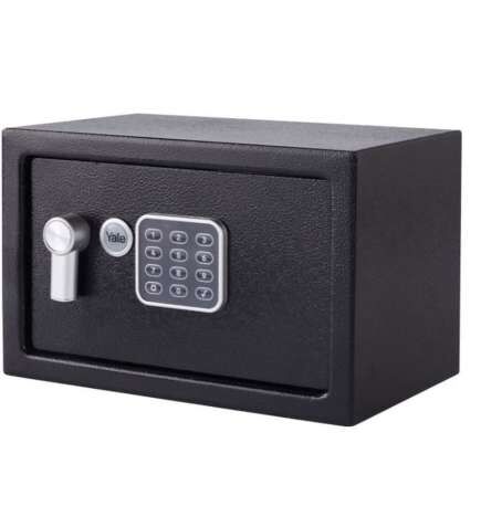 Cassaforte con Serratura Elettronica Yale Nero 8,6 L 20 x 31 x 20 cm Acciaio