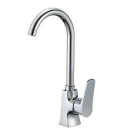 Rubinetto Monocomando Rousseau Grigio Chrome Acciaio inossidabile Ottone