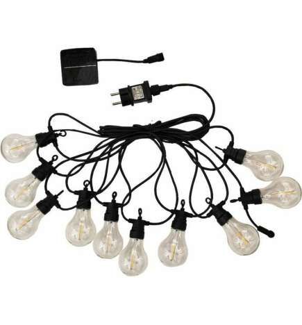 Ghirlanda di Luci LED Lumisky Nero E27