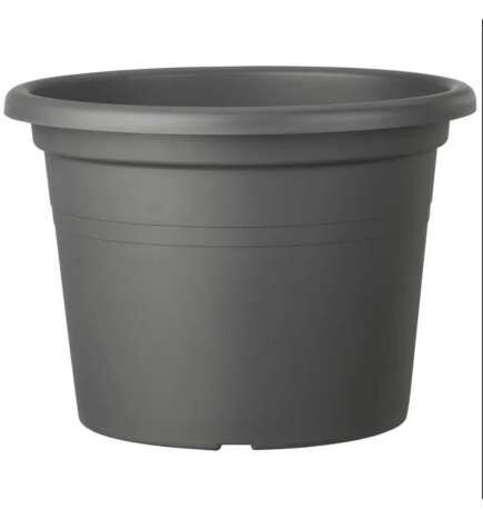 Vaso Deroma Cilindro Antracite Iniettato Rotonda Ø 50 cm 50 x 35 cm