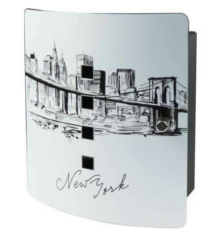 Armadietto portachiavi Burg-Wachter 6204/10 NI SKYLINE NY 10 Chiavi
