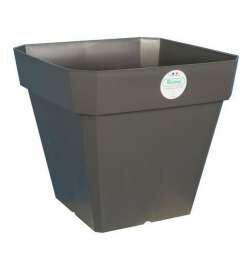 Vaso Riviera 65 L Grigio scuro 49 x 49 x 45 cm Grigio Quadrato