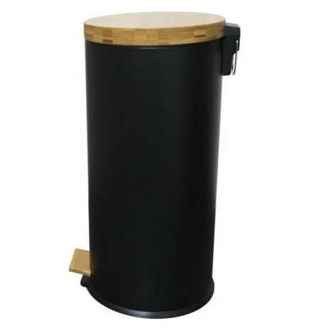 Secchio per la Spazzatura Kitchen Move   Nero Nero opaco 30 L