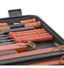 Barbecue Case Barbecase InnovaGoods 18 Pieces