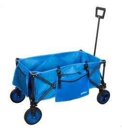 Carrello Multiuso Aktive Azzurro Nero 88 x 47 x 53 cm Pieghevole Spiaggia