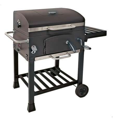 Barbecue a Carbone con Coperchio e Ruote Aktive 102 x 65 x 104 cm