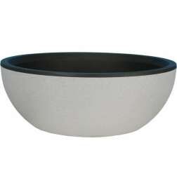 Vaso Riviera Granite Grigio chiaro Ø 40 cm Pietra