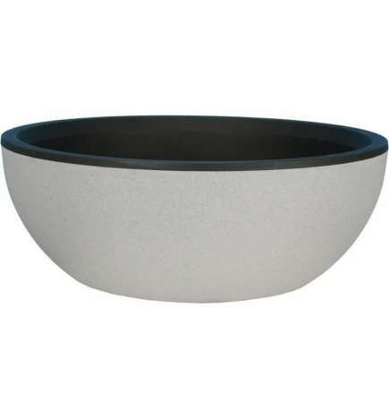 Vaso Riviera Granite Grigio chiaro Ø 40 cm Pietra