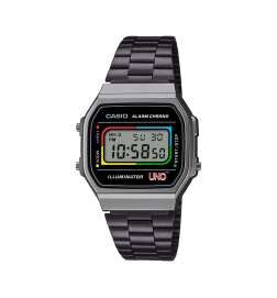Orologio Uomo Casio A168WEUC-1AER Nero Grigio (Ø 36 mm)