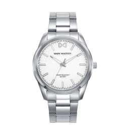Horloge Heren Mark Maddox HM0150-07 Wit Zilverkleurig
