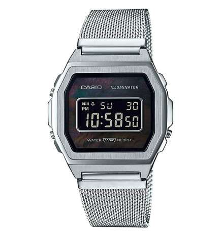 Orologio Uomo Casio A1000M-1BEF Nero Argentato