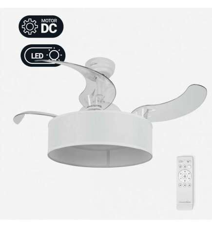 Ventilatore da Soffitto Universal Blue JALOQUE WFW Ø 104 cm Bianco 65 W