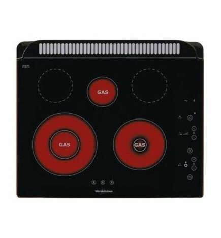 Vitro-keramische Kookplaat Vitrokitchen 301TGN 60 cm Zwart (5 Kookzones)