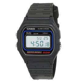 Orologio Unisex Casio W-59-1VQES Nero Grigio (Ø 35 mm) (Ø 34 mm)