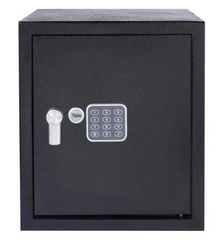Cassaforte con Serratura Elettronica Yale Nero 40 L 39 x 35 x 36 cm Acciaio inossidabile
