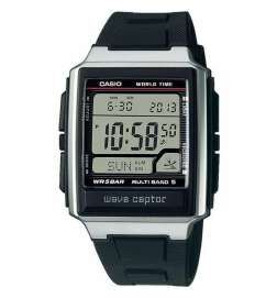 Horloge Heren Casio WAVE CEPTOR - WORLD TIME. (Ø 39 mm)