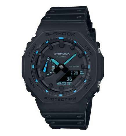 Orologio Uomo Casio GA-2100-1A2ER Azzurro