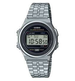 Orologio Unisex Casio  A171WE-1AEF Argentato (Ø 36 mm) (37,5 mm)