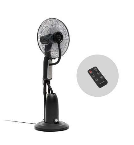 Ventilador Nebulizador de Pie con Mando a Distancia InnovaGoods Negro 90 W 2,8 L (Reacondicionado B)