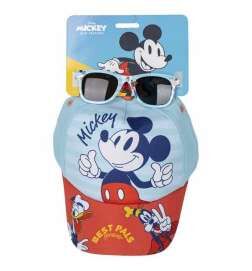 Set of cap and sunglasses Mickey Mouse 2 Pieces Children's