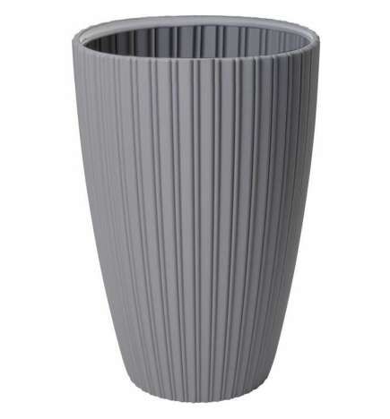 Vaso Garden ID Fancy Grigio Polietilene 40 x 58 cm