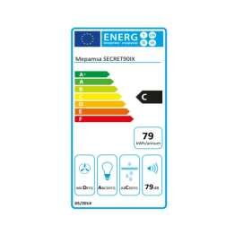 Conventional Hood Mepamsa 305.0486.066 90 cm 540m³/h 69 dB Steel