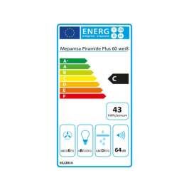 Conventional Hood Mepamsa Piramide Plus 60 cm 290 m³/h 65W C