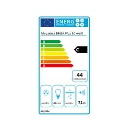 Conventional Hood Mepamsa 300.0567.904 60 cm 180 m³/h 55W C White