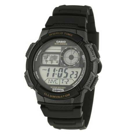 Orologio Uomo Casio AE-1000W-1AVEF Nero Grigio Digitale Quarzo Sportivo