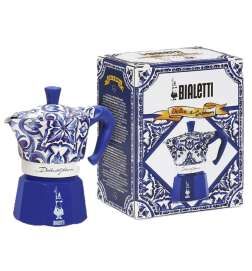 Italian Coffee Pot Bialetti D&G BLU MEDI 4T 150 ml Blue Stainless steel 4 Cups