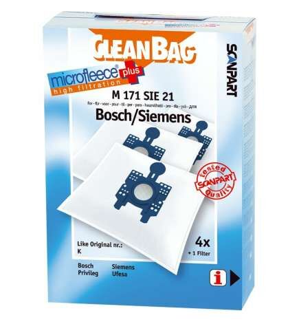 Sacchetto di Ricambio per Aspirapolvere Scanpart M 171 SIE 21 BOSCH SIEMENS